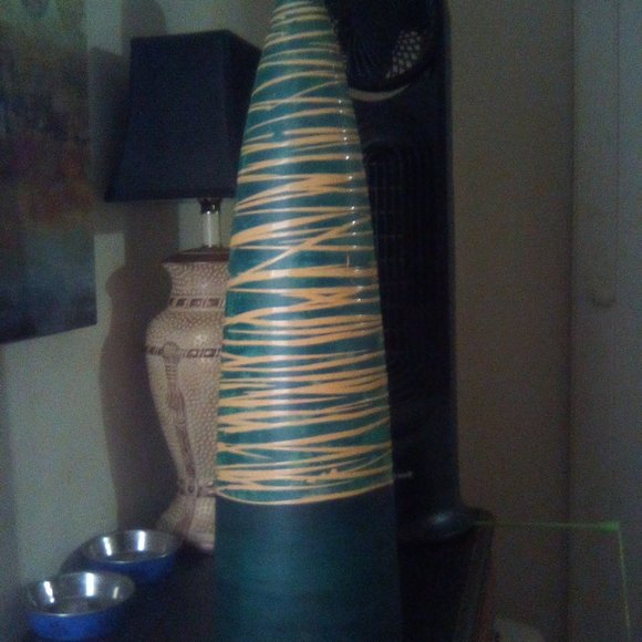 Tall decorative ceramic vase - Picture 1 of 1